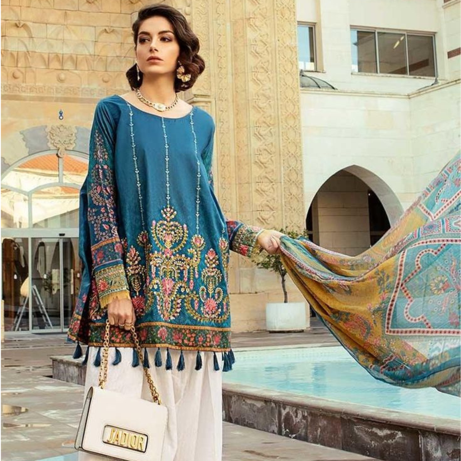 Maria B Unstitched Collection – Premium Lawn & Luxury Embroidered Suits with Fine Fabrics and Exquisite Designs for Seasonal & Festive Occasions at RS Royal Fashion
