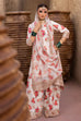 Charizma Embroidered Raw-Silk & Digital Printed Suit CMA-5-071 with embroidered patches, trouser & zari dupatta – RS Royal Fashion