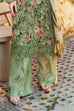 Unstitched lawn 3-piece suit with embroidery and chiffon dupatta.