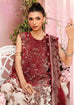 Maria B M Prints 25-MPEE#8A 3-piece unstitched lawn suit with digital printed shirt, embroidered chiffon dupatta, and printed trouser.