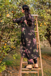 UE-394 Printed Lawn & Digital Linen Embroidered Suit with applique shirt, trouser & digital dupatta – RS Royal Fashion