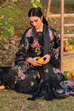 UE-394 Printed Lawn & Digital Linen Embroidered Suit with applique shirt, trouser & digital dupatta – RS Royal Fashion