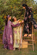 UE-395 Printed Lawn 3Pc Unstitched Suit by Iznik with Digital Linen Shirt, Embroidered Dupatta & Printed Trouser 