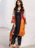 Charizma replica – embroidered lawn 3pc with chiffon dupatta, embroidered daman & sleeves, cambric trouser – Rs. 3,950/-