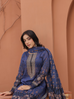 BinNoor Fab printed lawn 3pc (De-LA19-P30187) – digital airjet shirt & dupatta, cotton dyed shutleless trouser – Rs. 3,150/-