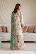 UE-411 Digital Printed Silk Embroidered Suit with embroidered shirt, silk trouser & zari dupatta – RS Royal Fashion