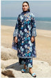 Farasha Aurea replica – embroidered lawn 3pc suit with organza borders, digital printed shirt & trouser, and chiffon dupatta – Rs. 3,950/-