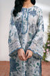 Maria B Dhanak 3PC suit with printed dhanak shirt, dupatta, trouser, and embroidered patches on organza