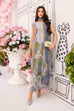 Unstitched embroidered digital print lawn suit MPT-2604-A with chiffon dupatta and printed trousers