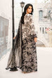 Unstitched embroidered lawn suit MPT-2608-B with printed shirt, chiffon dupatta, and cambric trousers.