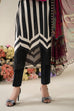 Maria B inspired white & black embroidered 3-piece unstitched lawn suit with chiffon dupatta.