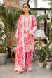 Maria B – 3 Piece Printed Lawn Suit | DW-EF25-124 | Printed Pink
