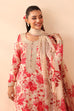 Maria. B Embroidered & Digital Printed Linen 3Pc Suit with Linen Dupatta