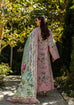 Elaf embroidered and digital printed linen 3-piece suit with embroidered shirt, dupatta, and trouser, available at RS Royal Fashion