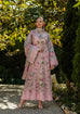 Elaf embroidered and digital printed linen 3-piece suit with embroidered shirt, dupatta, and trouser, available at RS Royal Fashion