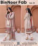 BinNoor Fab Vol#19 De-LA19-P30182 – 3Pc Unstitched Lawn Suit with Digital Printed Shirt, Dupatta & Dyed Trouser –