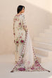 Iznik Dhanak 3PC suit with printed dhanak shirt, trouser, dupatta, embroidered daman patch, sleeve patti, and neckline patch
