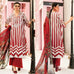 Maria B MB-311 Unstitched Replica Dress – Printed Lawn with Embroidered Spengle Work, Chiffon Dupatta, and Cambric Trouser