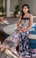Asifa Nabeel printed dhanak suit with trouser, dupatta, embroidered patches, sleeves and neckline patti