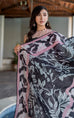 Asifa Nabeel printed dhanak suit with trouser, dupatta, embroidered patches, sleeves and neckline patti