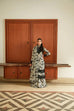 Afsheen printed dhanak suit with trouser, dupatta, embroidered patches, sleeves and neckline patti