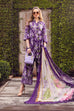 M Prints by Maria B unstitched 3-piece suit MB 10A with digital printed front, back, sleeves, chiffon dupatta, and trouser