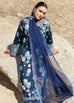 Farasha Aurea replica – embroidered lawn 3pc suit with organza borders, digital printed shirt & trouser, and chiffon dupatta – Rs. 3,950/-