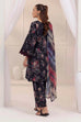 Maria B style chikankari lawn suit with printed chiffon dupatta and embroidered patches.