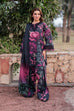 Iznik replica – printed lawn 3pc suit with embroidered neckline & sleeve laces, silk dupatta with embroidered corners – Rs. 3,950/-