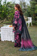 Iznik replica – printed lawn 3pc suit with embroidered neckline & sleeve laces, silk dupatta with embroidered corners – Rs. 3,950/-